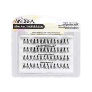 Andrea Stacked Individual Lashes Medium Black أندريا رموش فردية  متوسطة سوداء