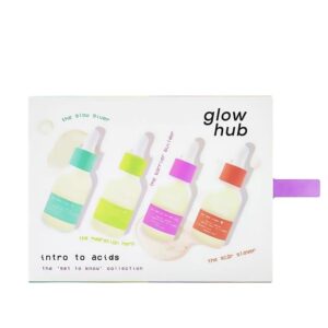 GLOW HUB INTRO TO ACIDS - MINI ACID SERUM COLLECTION كلو هب مجموعة العناية بالبشرة