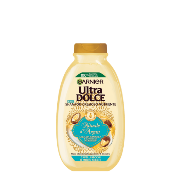 GARNIER ULTRA DOLCE ARGAN RITUAL Nourishing Cream Shampoo 300ml شامبو كريم مغذي