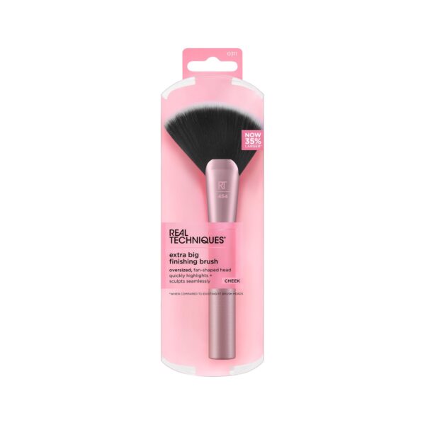 REAL TECHNIQUES Extra Big Finishing Brush 454 ريل تكنيك فرشاة للوجه بالحجم الكبير - Image 2