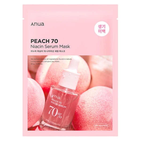 Anua Peach 70% Niacin Serum Mask أنوا ماسك الخوخ المعالج للبشرة