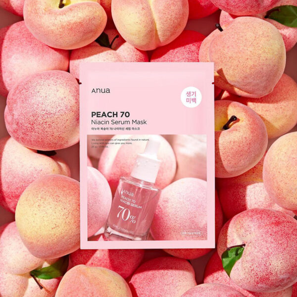 Anua Peach 70% Niacin Serum Mask أنوا ماسك الخوخ المعالج للبشرة - Image 2