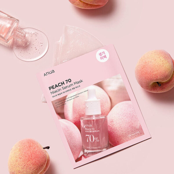 Anua Peach 70% Niacin Serum Mask أنوا ماسك الخوخ المعالج للبشرة - Image 5