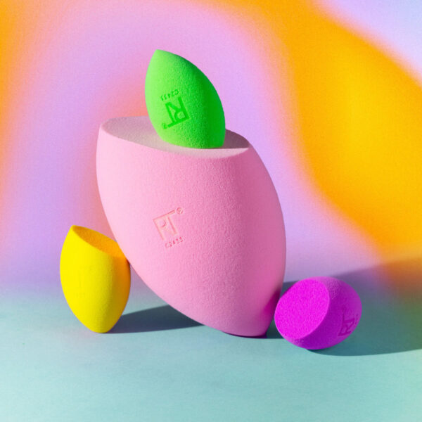 REAL TECHNIQUES Hyperbrights XL + Mini Miracle Complexion Sponge Set ريل تكنيك مجموعة اسفنجات - Image 5