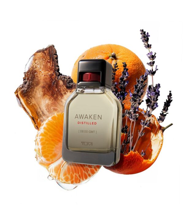 TUMI Awaken Distilled 20:00 GMT Extrait De Parfum 100ml عطر للرجال - Image 3