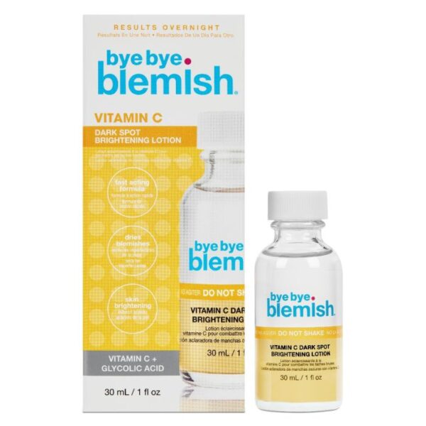 BYE BYE BLEMISH VITAMIN C DARK SPOT BRIGHTENING LOTION 30ml ‎لوشن فيتامين سي لتفتيح البقع الداكنة