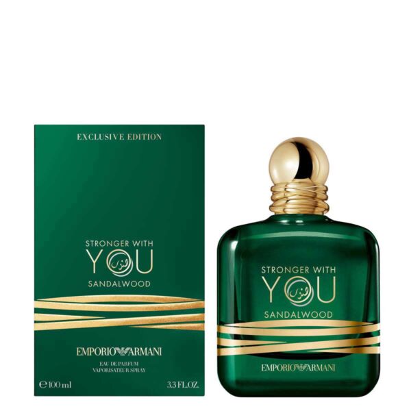 GIORGIO ARMANI STRONGER WITH YOU SANDALWOOD EAU DE PARFUM 100ml جورجيو أرماني عطر للرجال والنساء - Image 3