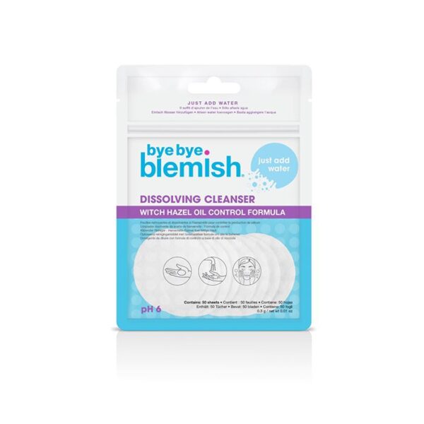 BYE BYE BLEMISH DISSOLVING CLEANSER, 1 PACK بادات منظفة للبشرة