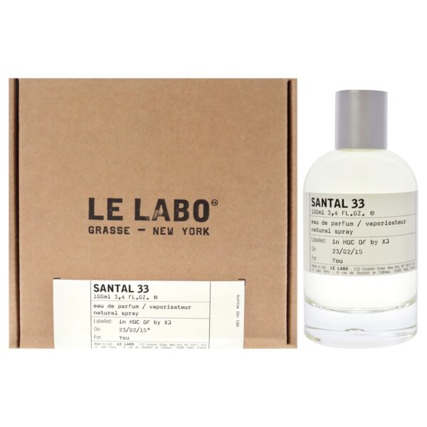 LE LABO GRASSE Santal No 33 by Le Labo for Unisex EDP 100ml عطر للرجال والنساء - Image 2