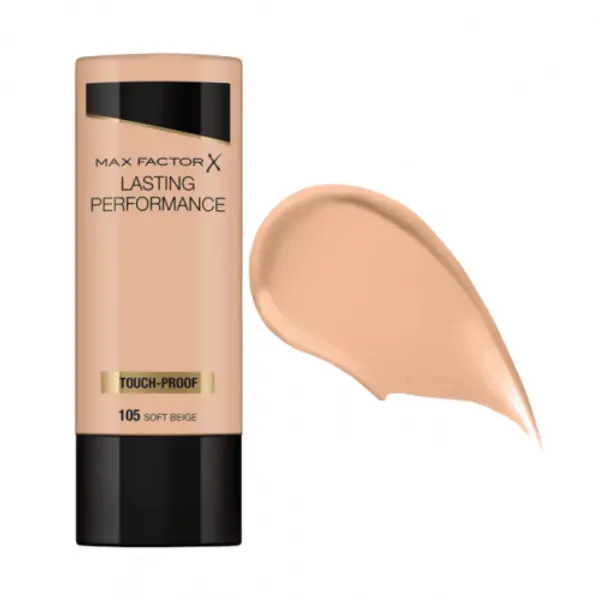 MAX FACTOR Lasting Performance Foundation 105 Soft Beige ماكس فاكتور كريم أساس للبشرة - Image 5