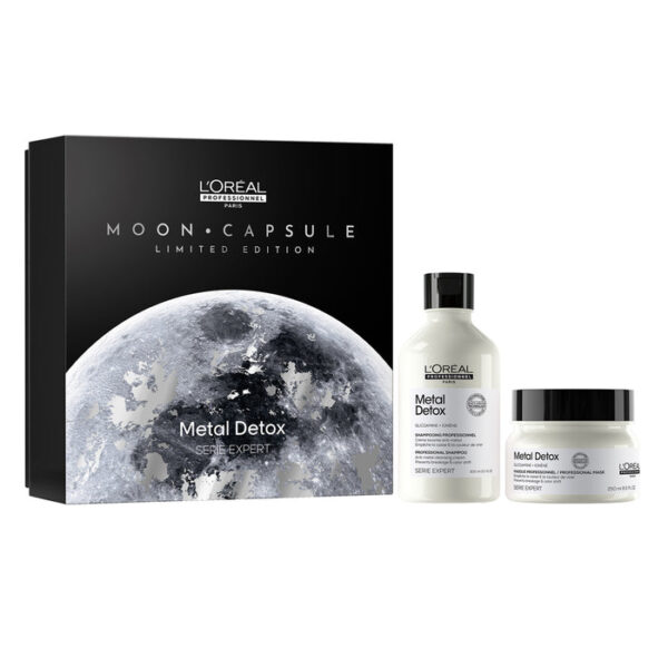 L'Oréal Professionnel Serie Expert Metal Detox Duo Moon Capsule Gift Set لوريال مجموعة العناية بالشعر