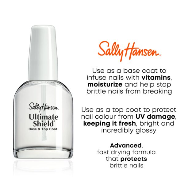 SALLY HANSEN SALLY HANSEN ULTIMATE SHIELD BASE & TOP COAT سالي هانسن توب كوت وقاعدة للأظافر - Image 3