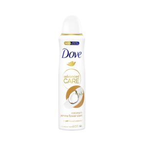 DOVE Spray Secrets Coconut & Jasmine Antiperspirant 72H Deo Spray, 250mlدوف سبراي مضاد للتعرق