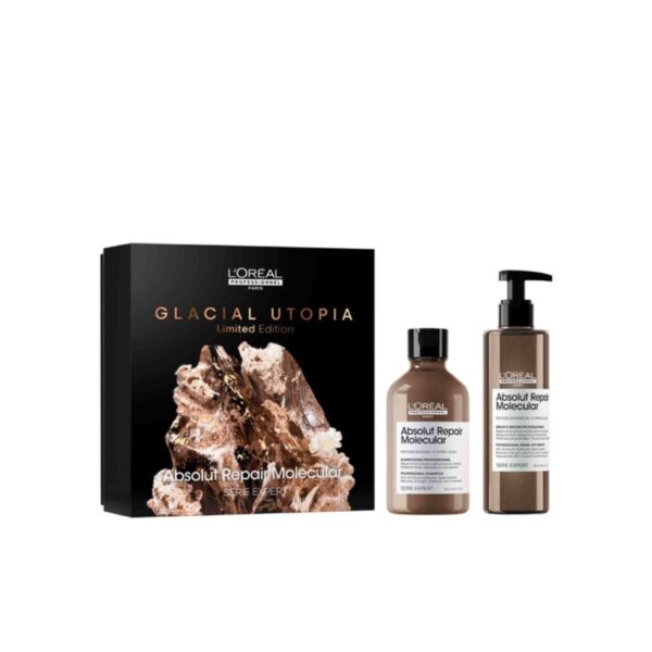 L'ORÉAL PROFESSIONNEL ABSOLUT REPAIR MOLECULAR GLACIAL UTOPIA BOX لوريال بوكس العناية بالشعر