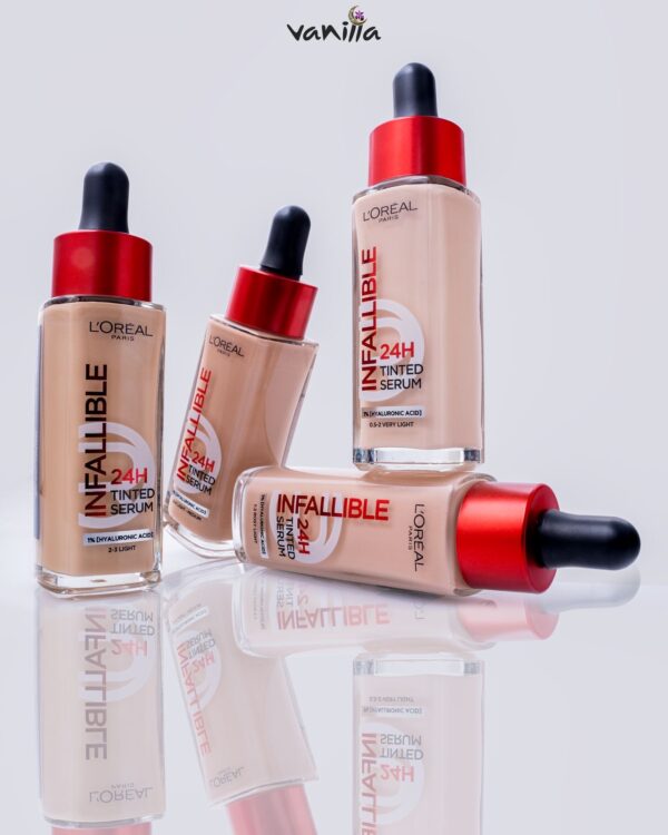 L'Oreal Paris Infallible 24H Tinted Serum  لوريال كريم اساس سيروم للبشرة