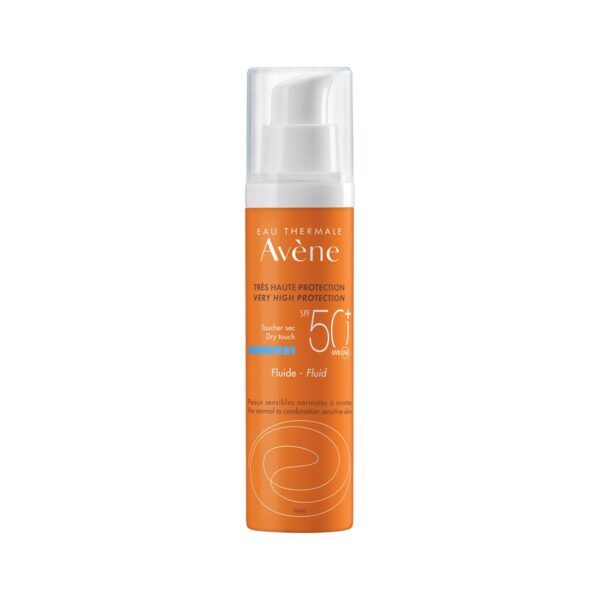 AVÈNE Very High Protection Dry Touch Fluid SPF50+ أفين واقي من أشعة الشمس