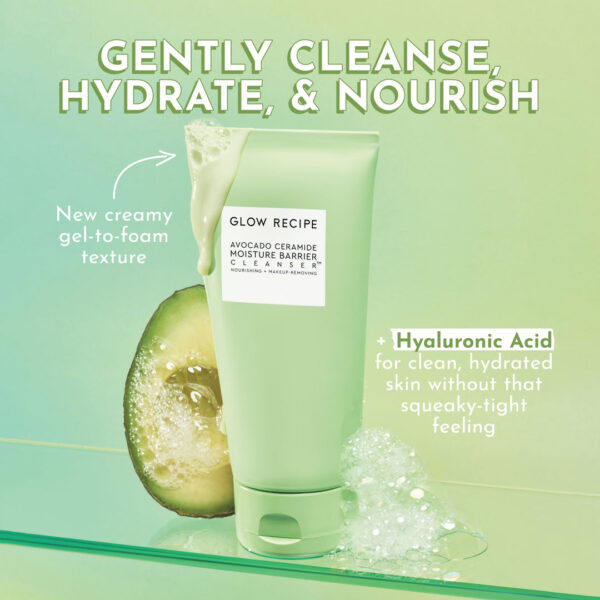 Glow Recipe Avocado Ceramide Moisture Barrier Cleanser 150ml منظف ​ومقوي لحاجز الرطوبة - Image 5