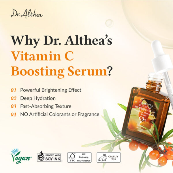 DR.ALTHEA VITAMIN C BOOSTING SERUM RENEWED 30ml سيروم مُعزز بفيتامين سي مُجدد - Image 7