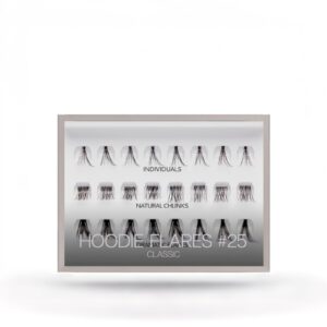 HUDA BEAUTY Hoodie Flares #25 Classic Lashes هدى بيوتي رموش طبيعية للعيون