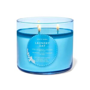 BATH AND BODY WORKS Laundry Day 3-Wick Candle شمعة معطرة