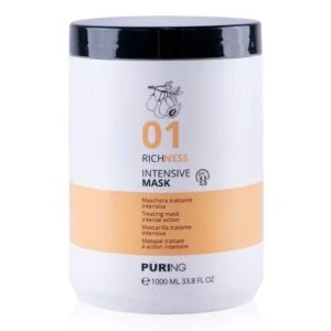 PURING 01 Richness Intensive Mask dry and treated hair 1L قناع للشعر الجاف والمعالج