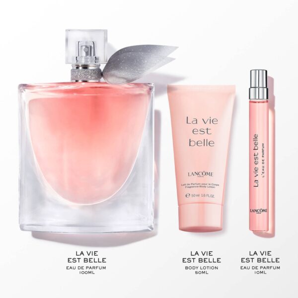 LANCÔME LA VIE EST BELLE EAU DE PARFUM 100 ML SET لانكوم مجموعة هدايا للنساء - Image 3