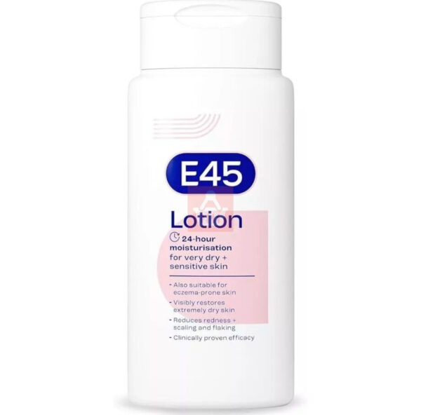E45 Dermatological Moisturising Lotion 200 ml لوشن مرطب للبشرة