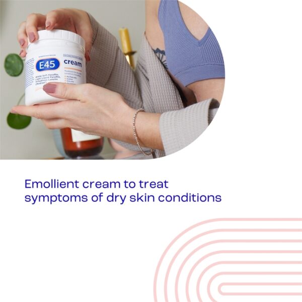 E45 Cream 350g كريم مرطب للبشرة - Image 3