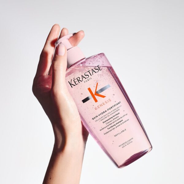 Kerastase Genesis Bain Hydra Fortifant  Anti Hair-Fall Shampoo 500ml  كرستاس شامبو مضاد لتساقط للشعر الدهني - Image 8