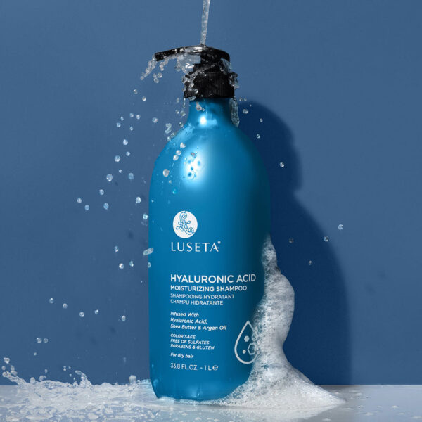 LUSETA Hyaluronic Acid Moisturizing Shampoo 500ml شامبو مرطب بحمض الهيالورونيك - Image 2