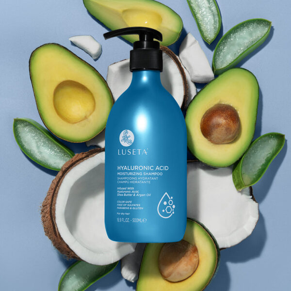 LUSETA Hyaluronic Acid Moisturizing Shampoo 500ml شامبو مرطب بحمض الهيالورونيك
