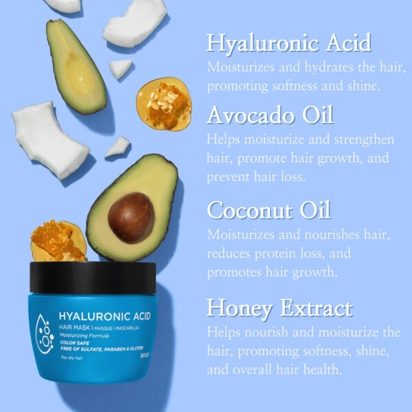 LUSETA Hyaluronic Acid Moisturizing Mask 500ml ماسك مرطب بحمض الهيالورونيك - Image 5