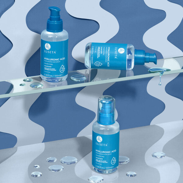 LUSETA Hyaluronic Acid Moisturizing  Hair Serum 100ml سيروم مرطب بحمض الهيالورونيك - Image 2