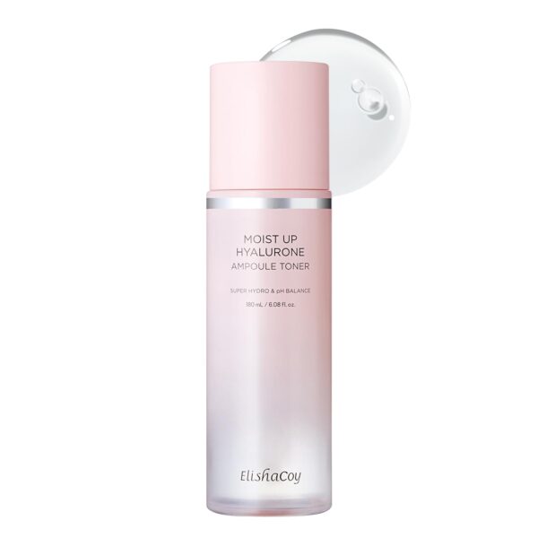 ELISHACOY MOIST UP SUPER HYALURONE Ampoule Toner 180 ml تونر الهيالورون المرطب - Image 2