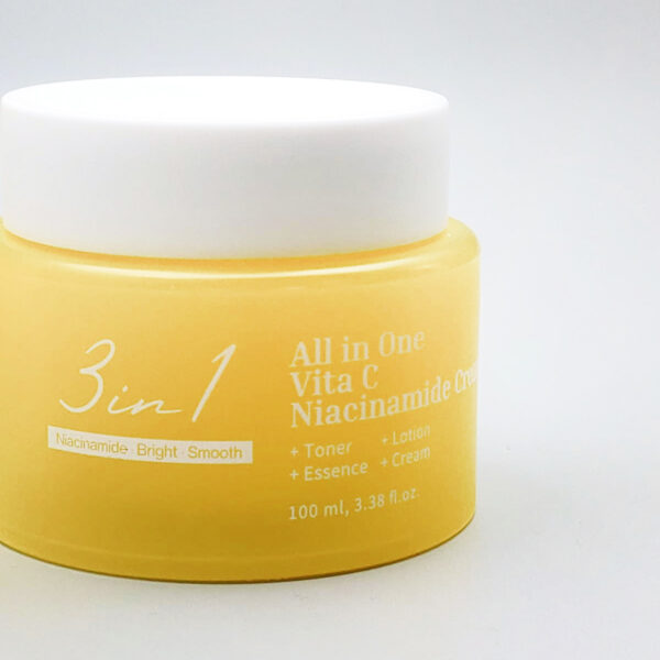 MeLoSo All in One Vita C Niacinamide Cream, 100ml  كريم الفايتمن سي للبشرة - Image 3