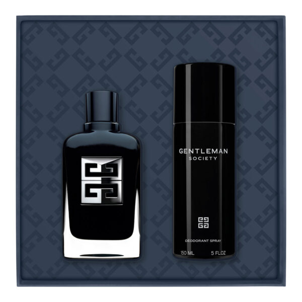 GIVENCHY GENTLEMAN SOCIETY EAU DE PARFUM AND DEODORANT SET مجموعة هدايا للرجال - Image 2