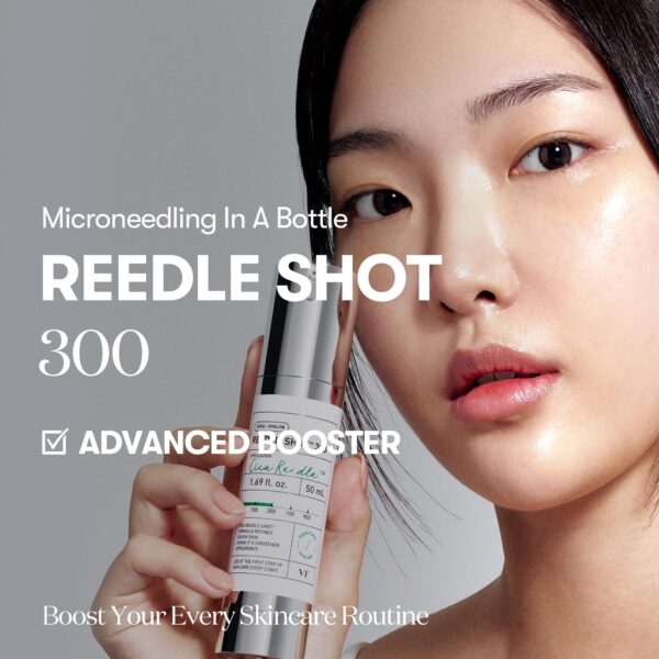 VT COSMETICS CICA Reedle Shot 300 Advanced Night Exosome, Microneedling Serum 50ml سيروم ليلي للبشرة - Image 2