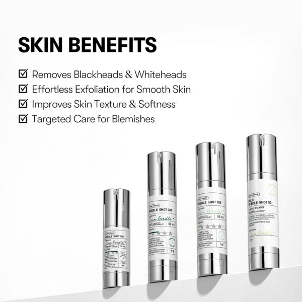 VT COSMETICS CICA Reedle Shot 300 Advanced Night Exosome, Microneedling Serum 50ml سيروم ليلي للبشرة - Image 4