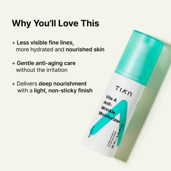 TIA'M Vita A Anti-Wrinkle Moisturizer 80ml كريم مرطب مضاد للتجاعيد - Image 5