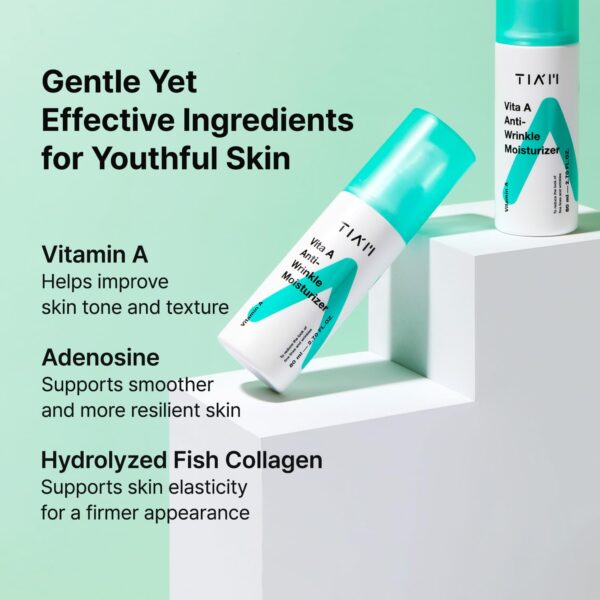 TIA'M Vita A Anti-Wrinkle Moisturizer 80ml كريم مرطب مضاد للتجاعيد - Image 6