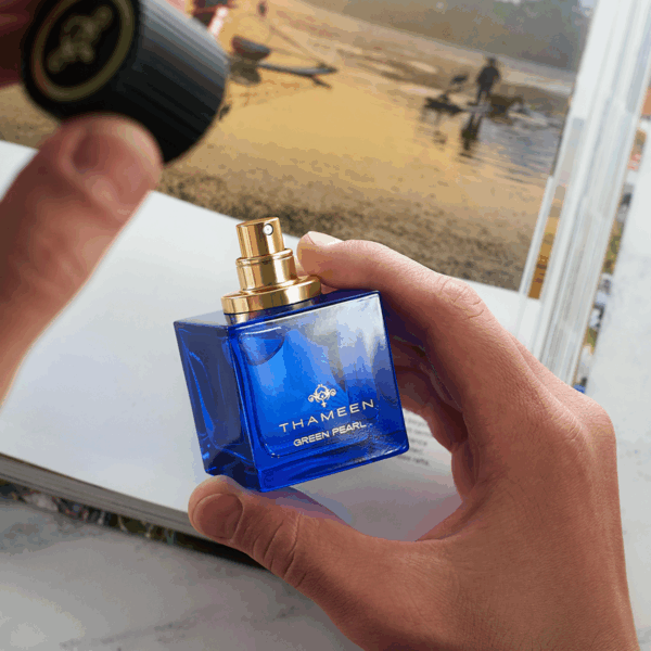 THAMEEN LONDON Green Pearl Extrait de Parfum 100ml عطر للرجال والنساء - Image 3