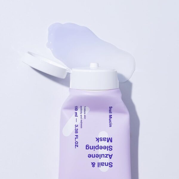TIA'M Snail & Azulene Sleeping Mask 100ml قناع النوم بالحلزون والأزولين - Image 3