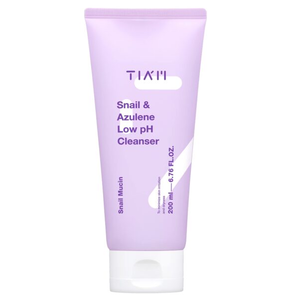 TIA'M Snail&Azulene Low pH Cleanser 200ml غسول الحلزون للبشرة