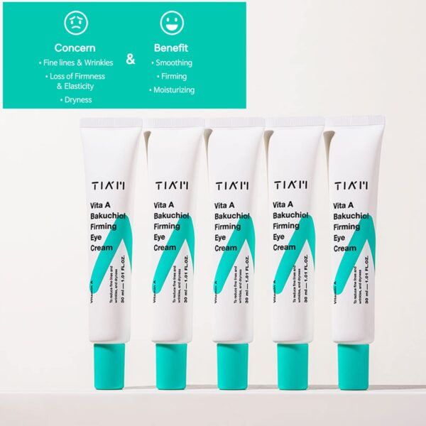 TIA'M Vita A Bakuchiol Firming Eye Cream 30ml كريم فيتا أ باكوتشيول لشد منطقة العين - Image 3