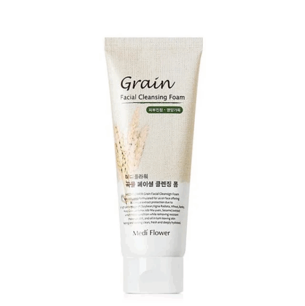 MEDIFLOWER Grain Facial Cleansing Foam غسول  للبشرة