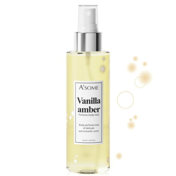 A'SOME Vanilla Amber Fragrance Body Mist 150ml مست معطر للجسم