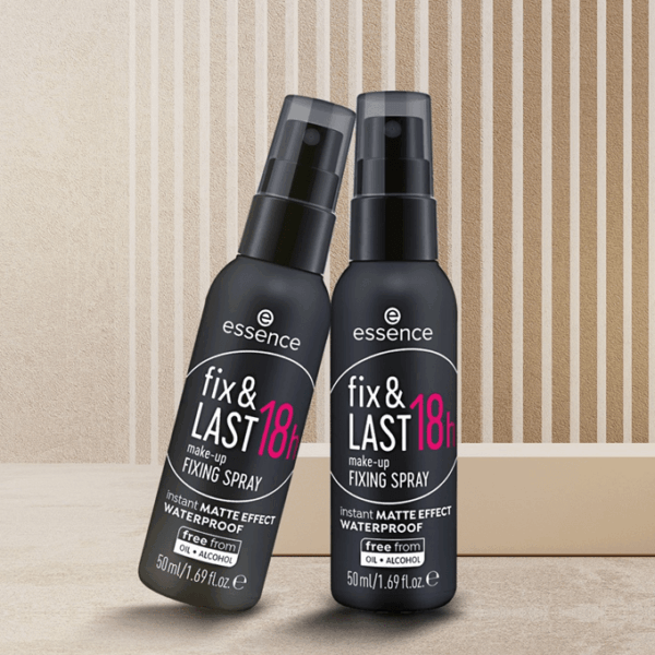 Essence Fix & LAST 18h Make up Fixing Spray - 50ml مثبت ميكاب للبشرة - Image 2