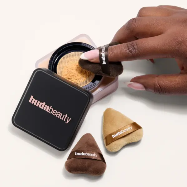 Huda Beauty Powder Puffs Trio هدى بيوتي ثلاثي باودر باف - Image 3