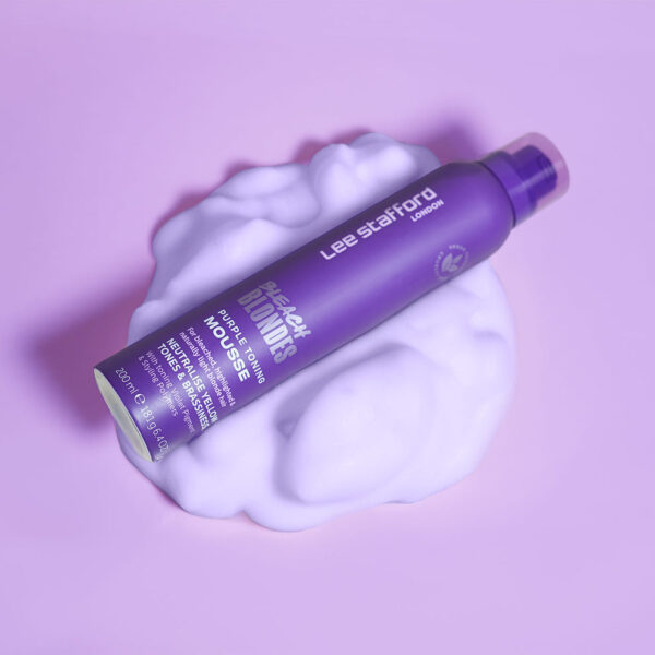 LEE STAFFORD Bleach Blondes Purple Toning Mousse 200ml موس تفتيح الشعر الأشقر البنفسجي - Image 3