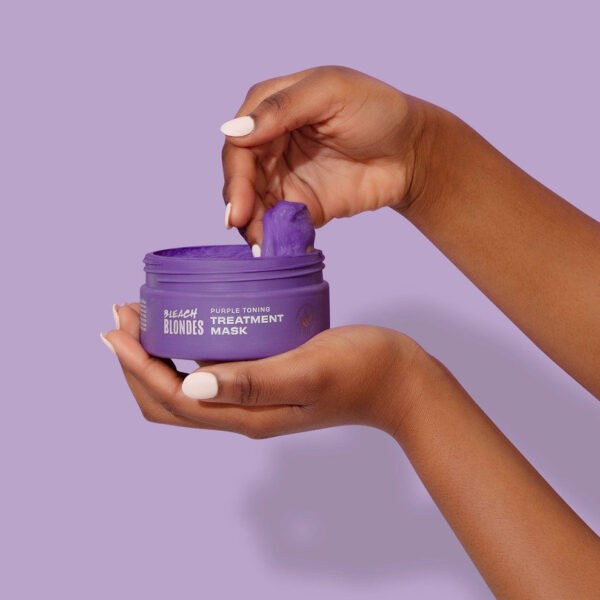 LEE STAFFORD Bleach Blondes Purple Toning Treatment Mask قناع بليتش أشقر أرجواني لعلاج وتقوية الشعر - Image 3